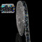 Hicarer 3 Yards Resin Rhinestone Ribbons for Wedding Self Adhesive Diamond Crystal Ribbon Roll Glitter Resin Diamond Belt Bling for Craft DIY Bag Shoes Clothes(0.4 Inch,Black AB Color)