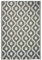 JEMIDI Outdoor Teppich 120x180cm groß - Terrassenteppich Balkonteppich Außenteppich - Balkon Teppich Garten Läufer Gartenteppich - Muster Grau