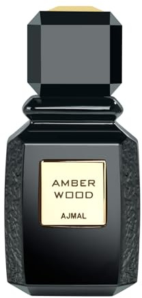 Ajmal Amber Wood Eau de Parfum 50 ml | Warmer Amber- und Holzduft | Langanhaltender Luxusduft für Damen und Herren