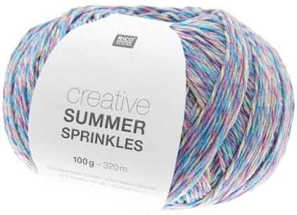Rico Design Wolle Garn Sommer Sprinkles 003 Sky Blue