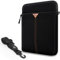 SIMTOP Tasche Ipad für12.9 Zoll,Umhängetaschen mit Aufbewahrungstaschen,kompatibel mit ipad air 2023 ipad 10 Generation Tasche,wasserdichte Tablet-Zubehör,Herren Tablettasche (Schwarz)