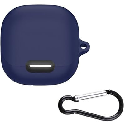 Silicone Case For Anker Soundcore Liberty 4 NC Earphone, Headphone Shockproof Case Protective Silicone Skin Cover Case Earphone Sleeve (Blue)