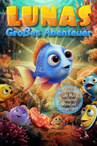 Lunas großes Abenteuer im Meer - Eine Mutmachgeschichte über Freundschaft, Selbstvertrauen und Einzigartigkeit - Kinderbuch ab 2 Jahren