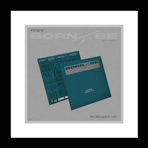 ITZY BORN TO BE 2nd Album Special Edition Mr. Vampire Version CD+Mini poster+Lyric paper+Square photo+Photocard+Tracking Sealed