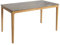 Esszimmertisch HWC-M55, Tisch Esstisch, Massiv-Holz HDF Laminat Melamin 135x80cm, Marmor/Stein-Optik, helle Beine
