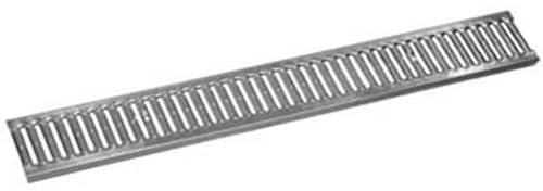 1PEZZO GRIGLIA ZINCATA PER CANALETTA IN POLIPROPILENE DA CM.100X10 - cm.100x10x1,3h.