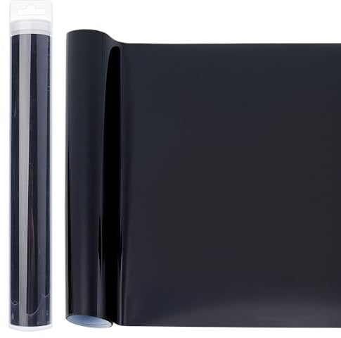 GORGECRAFT 3D Puff Vinilo Transferencia de Calor 30.6x91.8 cm 3D Puff HTV Rollo de Vinilo para Planchar para DIY Camiseta Ropa Bolsa Almohada Tela Textil Puff Homer Decor Heat Press Ropa Negro