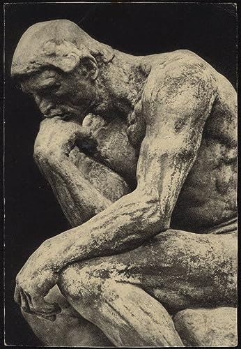PTLYE Painting Reproduktion Leinwand Wandbild Leinwand Poster Der Denker Von Auguste Rodin für Zuhause 60x90cm