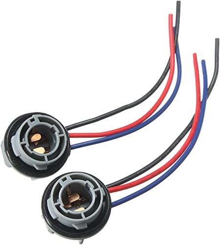 FEECOZ Relay 2 Stück/Lot 1157 Lampenfassung BAY15D Lampenfassung P21/5W Adapter Basisstecker for Bremslicht Autozubehör Elektronische Teile