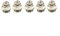 zeroupshop 1/2/3/5 Stück 1/2 Heizkörper Entlüftungsventil für BSP Automatische Entlüftung Automatische Abschaltung Selbstentlüftendes Heizkörperventil (5pcs)