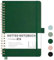RETTACY Notizbuch A4 Dotted, Bullet Dot Journal mit 100 g/m² Dickem Papier, 55 Blatt, Notebook für Büro und Schule, Lederhülle, Lederhülle, 21 cm x 29.7 cm