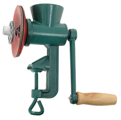 YILIKISS Getreidemühle Maismühle Aus Eisen, Handmahlwerk,Mais Mühle Manuell Zum Mahlen Von Mais, Kaffeebohnen, Lebensmitteln, Weizen, Körnern, Hafer