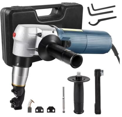 Langjiee 625W Electric Metal Nibbler Corded Shears Cutter 4MM Cutting Thickness For Sheet Metal Stainless Steel Plastic