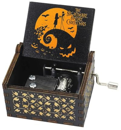 Yesnote Halloween Music Box The Nightmare Before Christmas, for Wife Daughter Son Women Girlfriend Birthday Present Plays This is Halloween