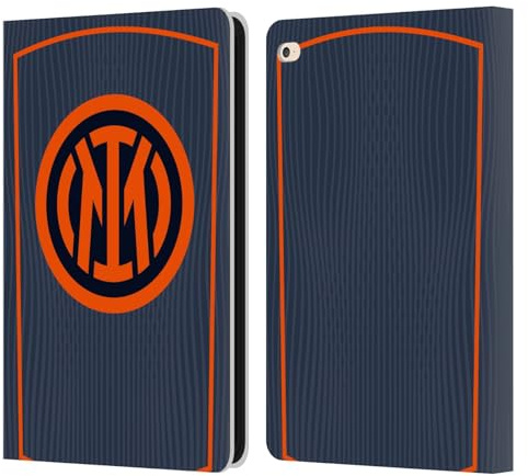 Head Case Designs Licenza Ufficiale Inter Milan Terza Kit per Stemma 2025/26 Custodia Portafoglio in Pelle Compatibile con Apple iPad Air 2 (2014)