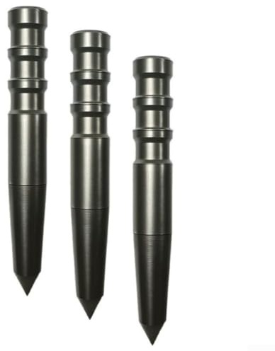 Manueller Körner mit Hartmetall-Spitzen und präzisionsgeschliffener Kante, Körper aus Karbonstahl und rutschfestem Design für präzises Stanzen auf Holz, Metall und Glas