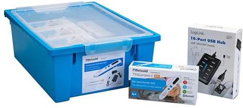 Tellimero EDU Klassensatz-Set Lernstift | Schulsatz, Grundschule, Aufnahme-Stift, Vorlesestift