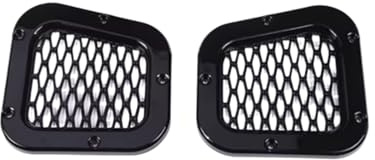 Cofano Vent Decorazione Finitura Laterale Decorativa Anteriore Cofano Copertura Scoop Flusso D'Aria Aspirazione Sfiato Compatibile Con Land Rover Per Defender 2004-2019(Size1)