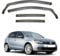 iSpeed Wind Deflectors For Volkswagen VW Golf mk6 2008-2012 5 Door Hatchback 4pc Set - Keep Your Car Ventilated in Rain - Reduce Wind Turbulence - Tinted In-Channel
