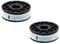 FixedByU 2er Pack Ersatzspule für Elektro-Rasentrimmer Ersatzspulen | Passend für Florabest FRT 430, FRT 450 A1/B2 | Grizzly Tools ERT 450/8, ERT 530 R/RS | Hanseatic ERT 530 Set