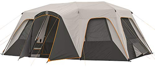 Bushnell Instant-Zelt | 6 Personen/9 Personen/12 Personen, Instant-Zelt, Kabinen-Design, perfekt für 3-Jahreszeiten-Familien-Camping-Essentials, Jagd und Angeln, mit schneller Einrichtung und 3 Räumen