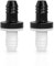 QWORK® Lot de 6 Clapet anti-retour en ABS pour carburant et gaz 10 mm