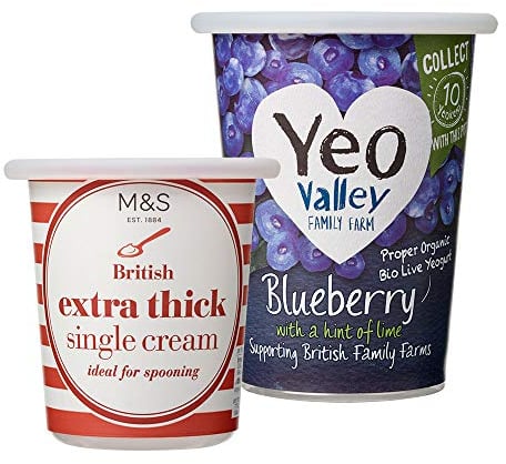 MOOPOPS - Pot Tops. 2 Reusable Silicone Tops specifically Designed to fit Standard Yoghurt and Cream pots. (Opaque)