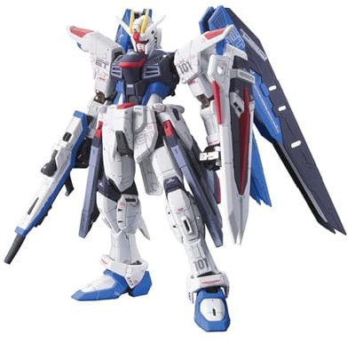 BANDAI SPIRITS Gundam Gunpla RG 1/144 05 Freedom Gundam, Weiß, Mehrfarbig