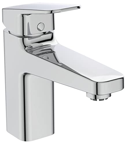 Ideal Standard BD230AA Ceraplan Waschtischarmatur Niederdruck mit Zugknopf-Ablaufgarnitur