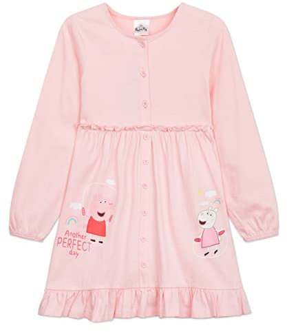 Peppa Pig Dress for Girls (Pink, 4-5 Years)