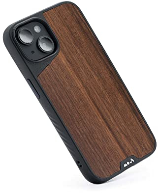 Mous - Hülle für iPhone 14 - Walnuss - Limitless 5.0 - Handyhülle iPhone 14 MagSafe-Kompatibel Case - Schutzhuelle