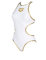 Arena One Big Logo Bañador de Una Pieza para Mujer, Bañador Deportivo de Secado Rápido y Tejido Arena MaxLife Eco, Resistente al Cloro y Protección UPF 50+ UV