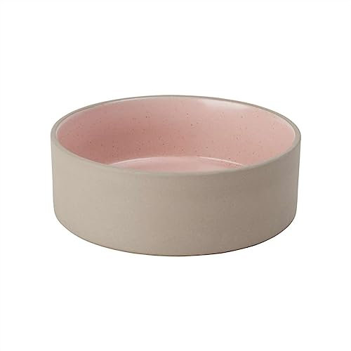 OYOY Living Design Sia- Hundenapf - 820ml Rosa aus Keramik Ø17xH6cm