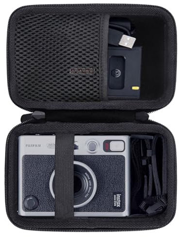 JINMEI Hard EVA Carrying Case Compatible with for Fujifilm Instax Mini EVO Instant Camera case.