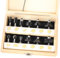 Akylin 12Pcs Router Bit Set 1/4 Inch Shank - K10 Tungsten Carbide Tipped Router Bits, Router Cutters with Carry Wood-Case + Wrench Key , for Woodworking Beginner