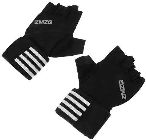 Toddmomy 1 Paar Sporthalbfingerhandschuhe krafttrainingshandschuhe trainingshandschuhe für das Hanteln Fitness rutschfeste Trainingshandschuhe Bequeme Halbfingerhandschuhe atmungsaktiv