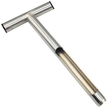 Bodensonde T FöRmige Bodenprobensonden 14 Zoll Edelstahl Bodenprobenehmer Tragbare Scharfe GartengeräTe FüR Rasenfarm Golfplatz