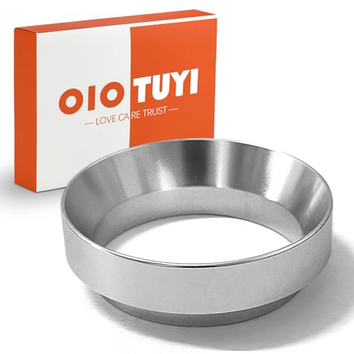 OioTuyi 58mm Universal Siebträger Dosierring - Barista Zubehör, Espresso Trichter, Magnetic, Kompatibel mit Standard Siebträgermaschinen