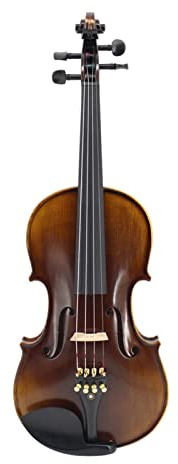 Violino Maestro Acustico Di Acero Violino A Mano A Forma Di Violino A Mano 1/4,1/2,3/4,4/4 Parti Di Ebano W/Custodia Violino (Color : 3-4)