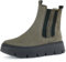 Gabor Damen Chelsea Boots, Frauen Stiefeletten,Best Fitting,Warmfutter,uebergangsschuhe,uebergangsstiefel,Schlupfstiefel,Oliv,41 EU / 7.5 UK