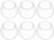 Happyyami 6pcs Plastic Fish Bowls - Clear Round Fish Bowls - Aquarium - Fish Tank - Indoor Fish Tank