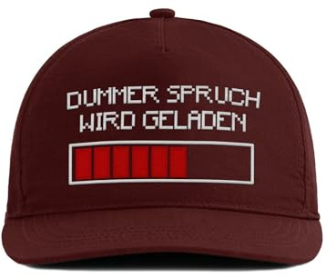 tshirtladen bestickte Kappe Dummer Spruch Wird geladen Ladebalken Herren | Bestickte Cap aus 80 Prozent Polyacryl und 20 Prozent Wolle mit Spruch Dummer Spruch wird geladen, One Size, für Herren