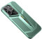 Custodia in PC per Apple iPhone 11 Pro Max con copertura protettiva per obiettivo della fotocamera, placcatura galvanica, satinata, permeabile all'aria, dissipazione del calore e anti-caduta, verde