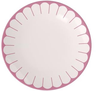 Villeroy & Boch - Fleur cassis Speiseteller pink, Spülmaschinenfest, Mikrowellensicher, Porzellanteller für Hauptgerichte, Großer Teller, Geschirr Keramik Stapelbar, Essteller, Premium Porzellan