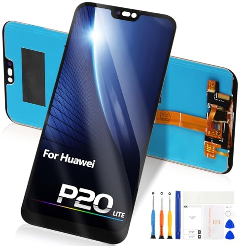 Reparo per Huawei P20 Lite LCD Schermo per Huawei P20 Lite 2018 / Nova 3E LCD Display Ane-LX1 Ane-LX2 Ane-LX3 Digitizer Touchscreen Full Assembly con Riparazione (Nero)