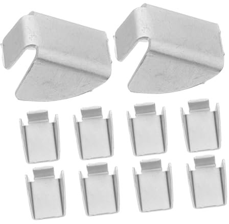 Homoyoyo Clip per in Staffe Resistenti per Armadi da Ufficio Installazione Versatile per Ripiani 20 Pezzi