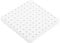 DOITOOL Herramienta de horno de alfombra refractaria herramientas de cocción de cerámica herramientas de horno de cerámica placa de cemento almohadilla de horno Material refractario blanco