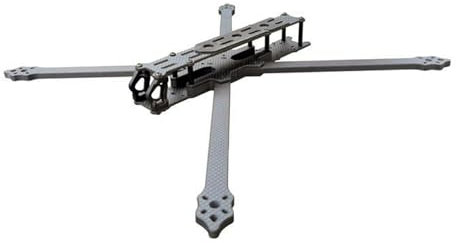 Pidynx Telaio per drone V6 FPV da 10 pollici, compatibile con unità DJI O3 Air/sistema digitale Vista HD, supporto per fotocamera in alluminio CNC, bracci spessi 0,7 cm, supporti per GoPro/DJI Action