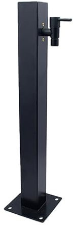 Colonna d'Acqua da Giardino con Rubinetto per Esterni Fontana Decorativa Antigelo Verticale in Acciaio Inox Erogatore d'Acqua per Irrigazione E Lavaggio (14 * 60 cm / 5,5 * 24 Pollici)