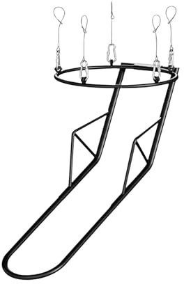 Basketballkorb Rebounder | Trainingszubehör aus Metall - Rückgabe des Basketballs - für den Außen- und Innenbereich, Training, Schule, Fitnessstudio, Jugendliche
